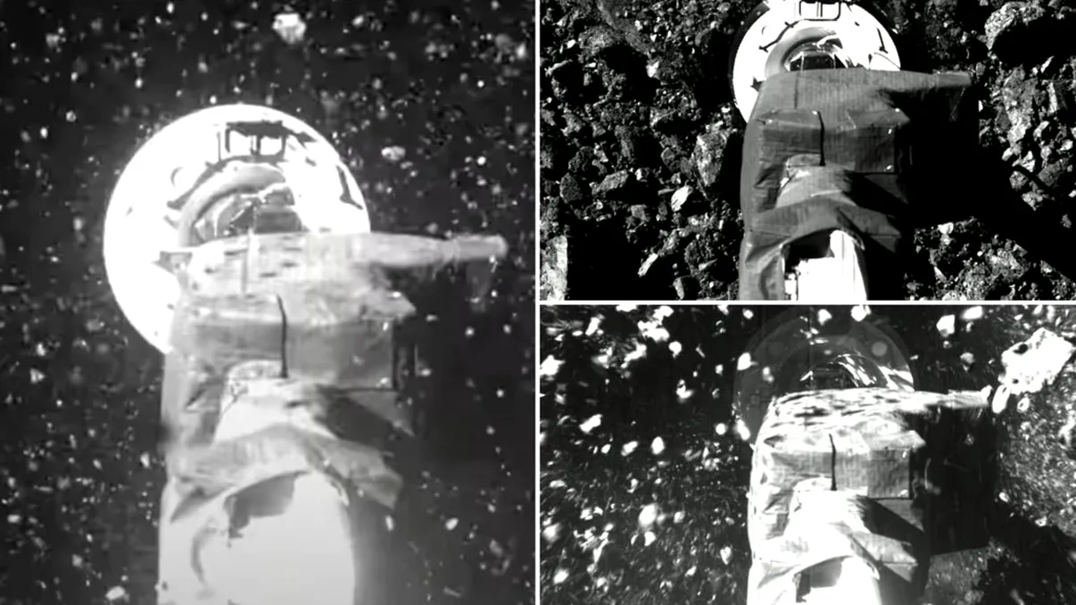 Moment istoric pentru omenire. NASA a publicat imaginile video cu reușita lui OSIRIS-REx