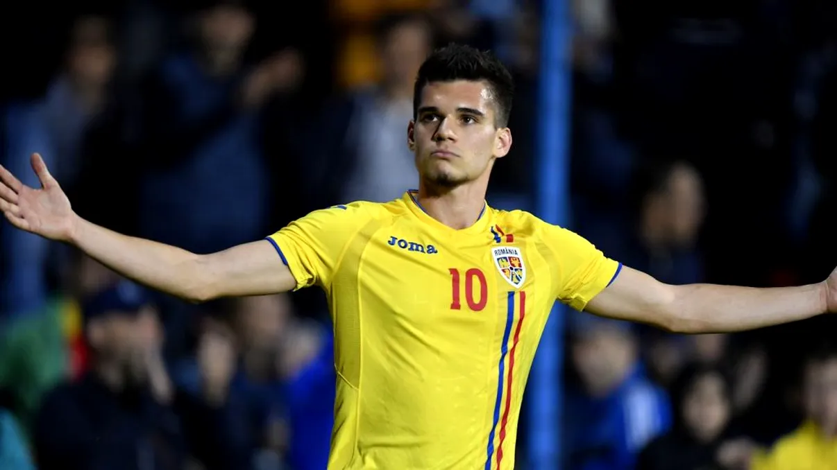 Cum s-a pregătit Ianis Hagi pentru meciul cu Norvegia. Fiul 