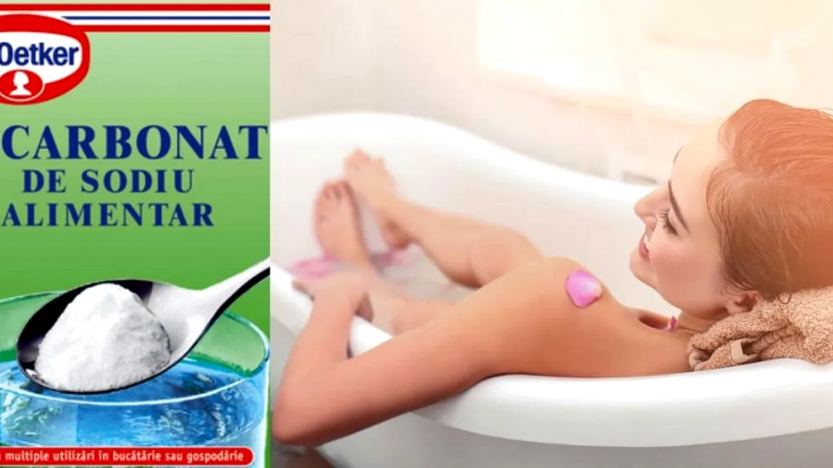 A pus bicarbonat în apa din cadă și a stat 30 de minute. Ce s-a întâmplat cu pielea ei e uluitor