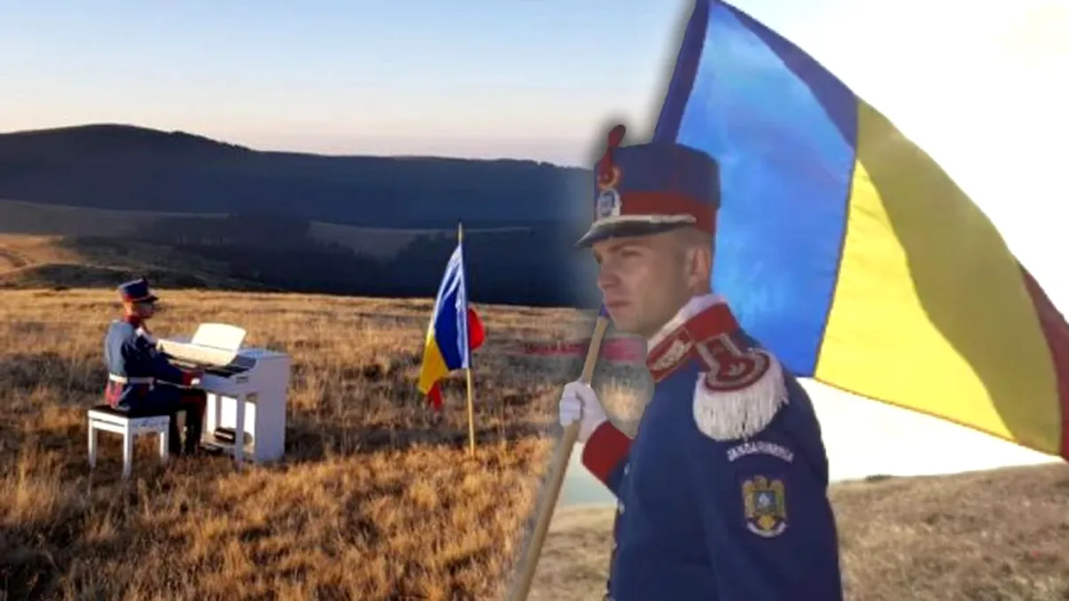 Ce s-a putut întâmpla cu jandarmul care a cântat la pian în vârful muntelui de ziua națională