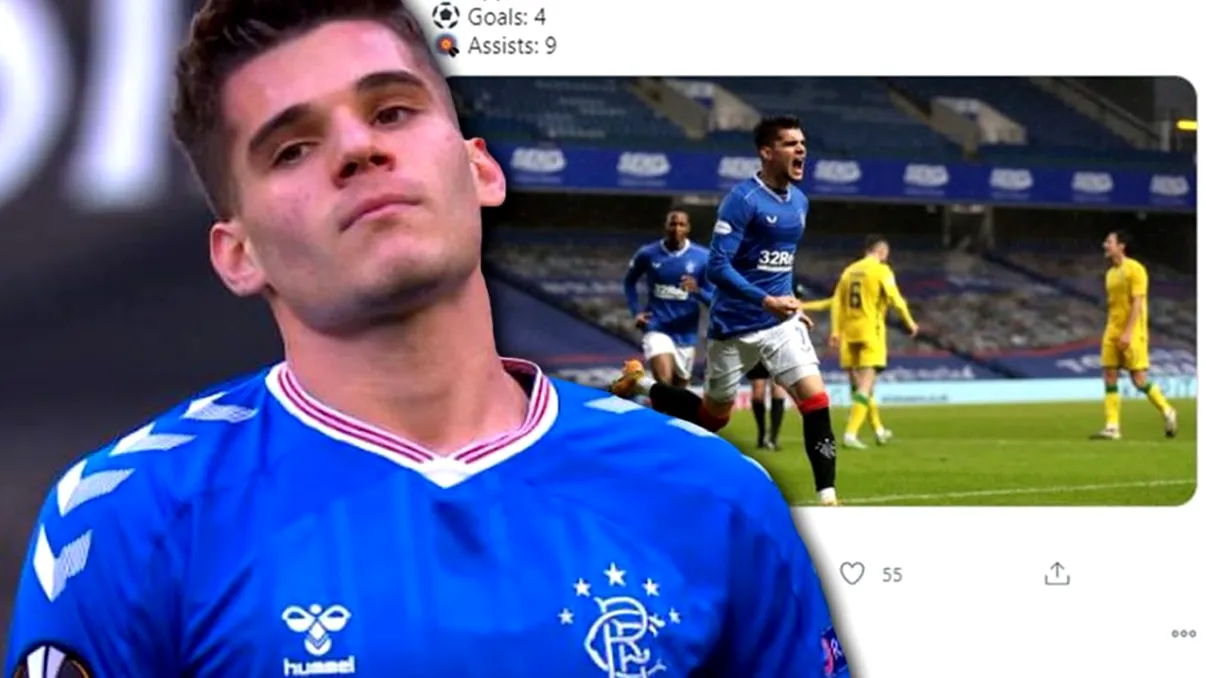 Ianis Hagi, gafă colosală pe internet. A șters repede, dar toată lumea a văzut deja asta