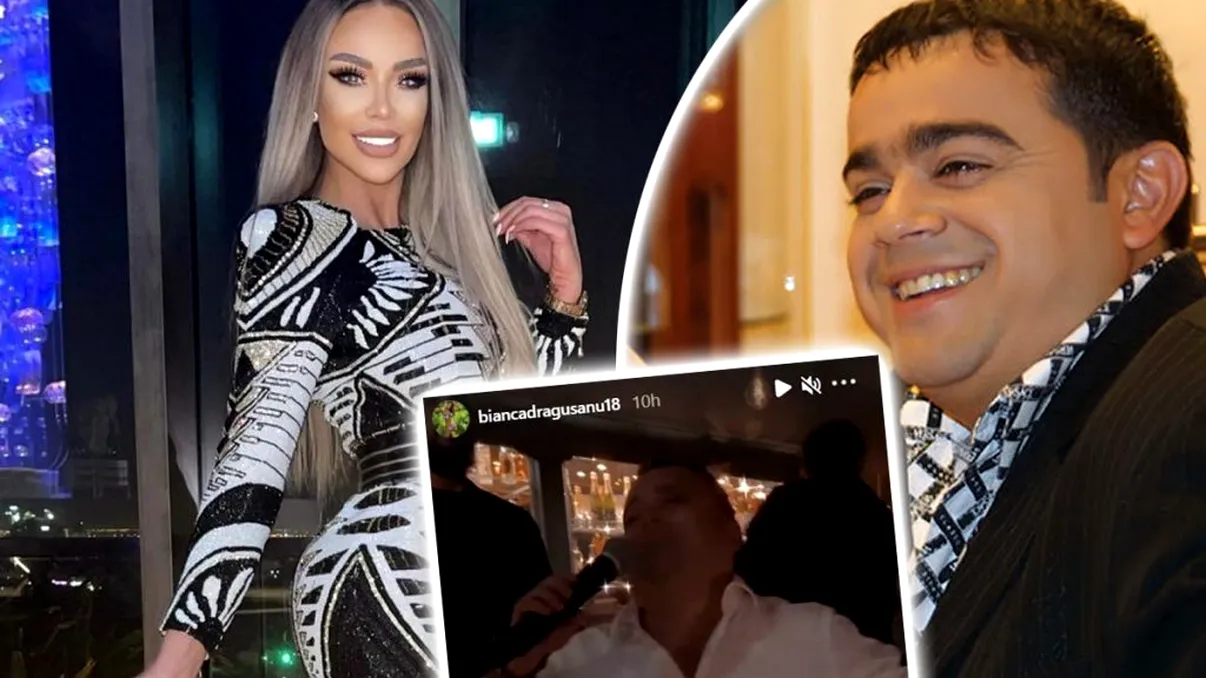 Bianca Drăgușanu, distracție pe manelele lui Adi Minune. Cum a petrecut într-un restaurant de lux