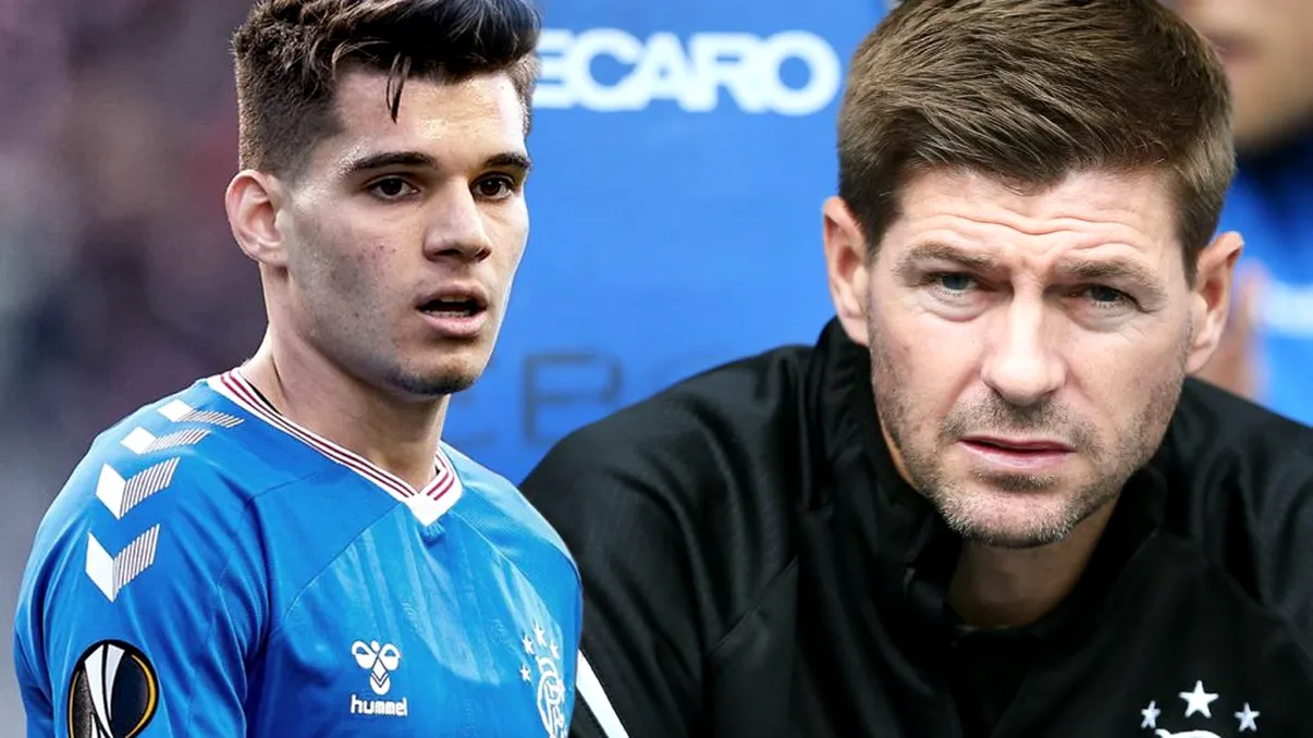 Cadoul lui Steven Gerrard pentru Ianis Hagi. Ce a făcut antrenorul, după scandalul de joi