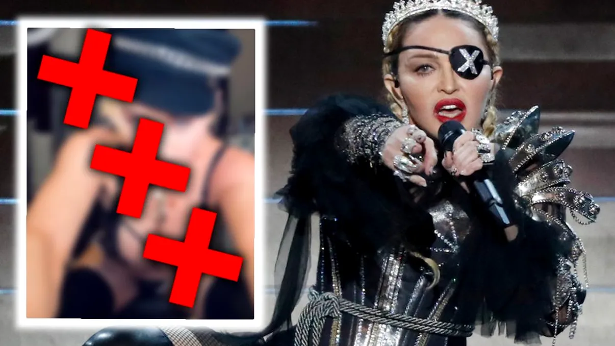 Madonna, ipostază incendiară. Vedeta s-a fotografiat aproape goală și a urcat imaginile pe internet