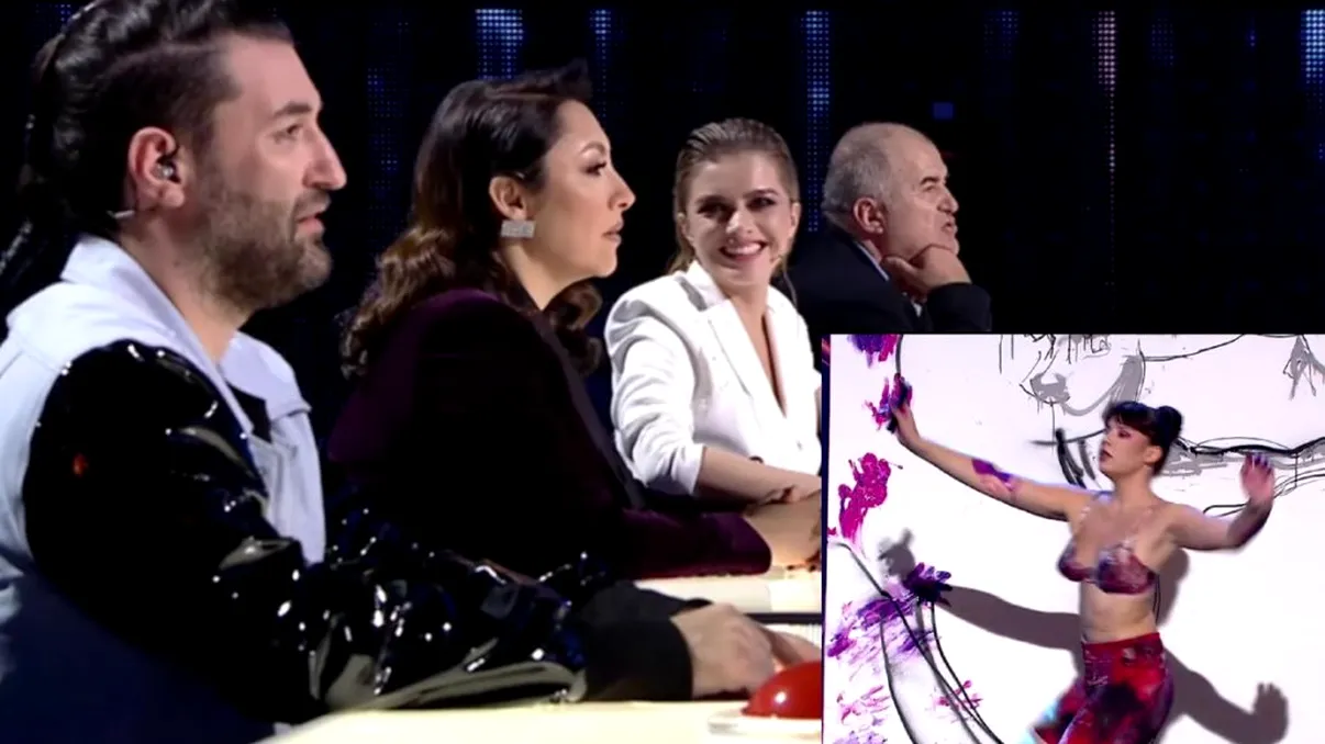 Moment artistic sublim la Românii au Talent. Artista care i-a lăsat pe jurați cu gura cascată: ”Sunt rebelă” VIDEO