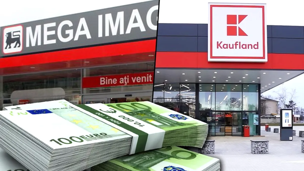 Ce se întâmplă, de fapt, cu banii de la Kaufland și Mega Image. Procedură identică la fiecare două zile