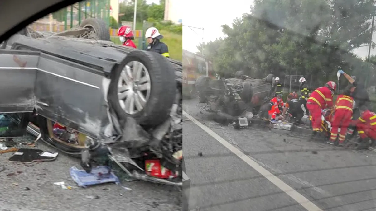 Accident înfiorător în Dolj. Un copil a murit, iar alți doi și o femeie sunt în stare critică