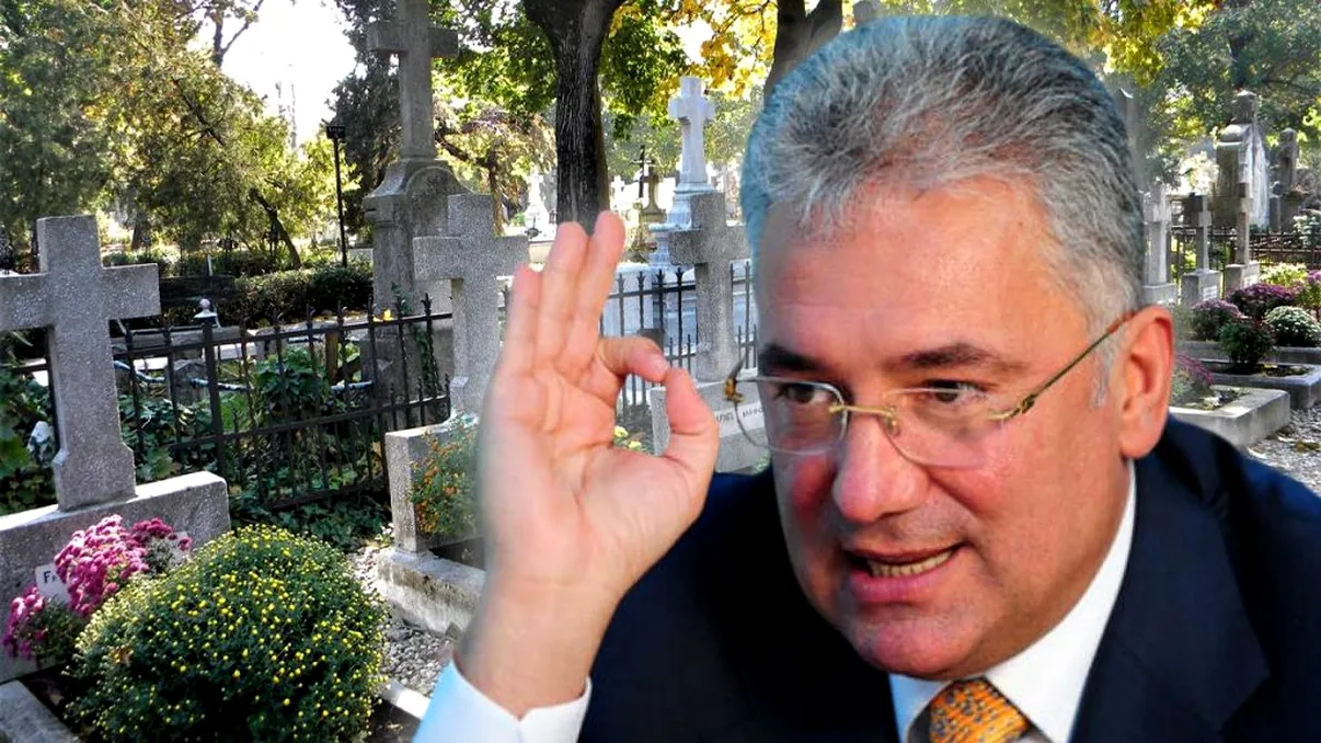 Ce își construiește Adriean Videanu la cimitirul Bellu. Este ceva nemaivăzut