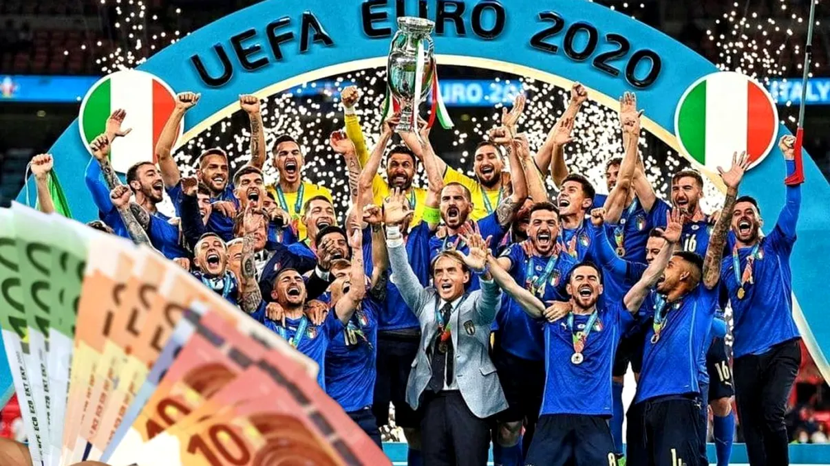 Câți bani primesc fotbaliștii italieni după ce au câștigat Euro 2020. Suma e colosală