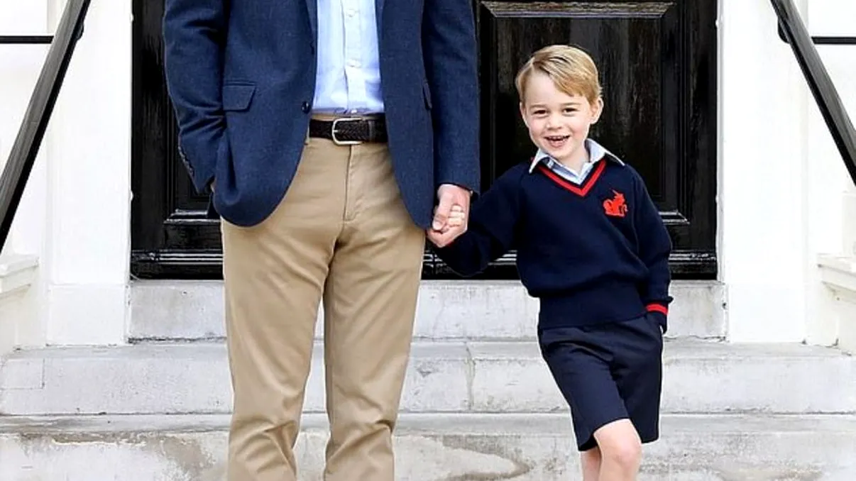 Fiul prințului William, în premieră la un meci pe stadion. Genial cum s-au îmbrăcat cei doi la Euro 2020