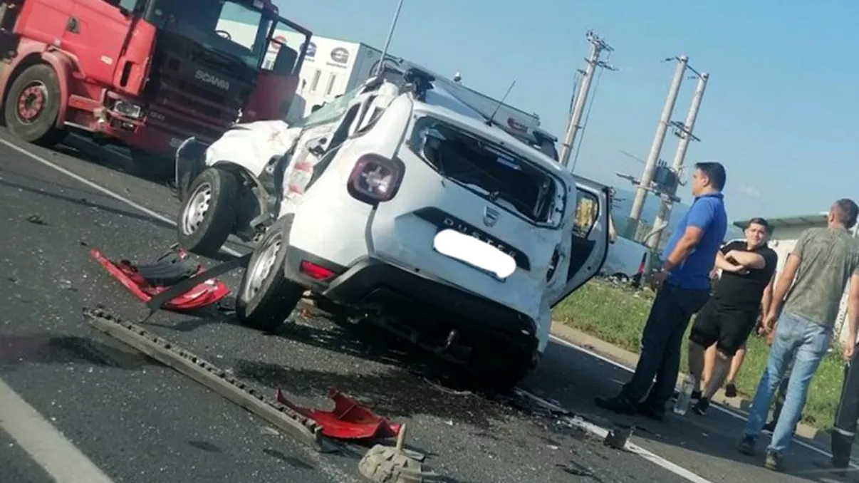 Accident îngrozitor la Sibiu în această dimineață. Patru oameni și-au pierdut viața în urma unui impact devastator