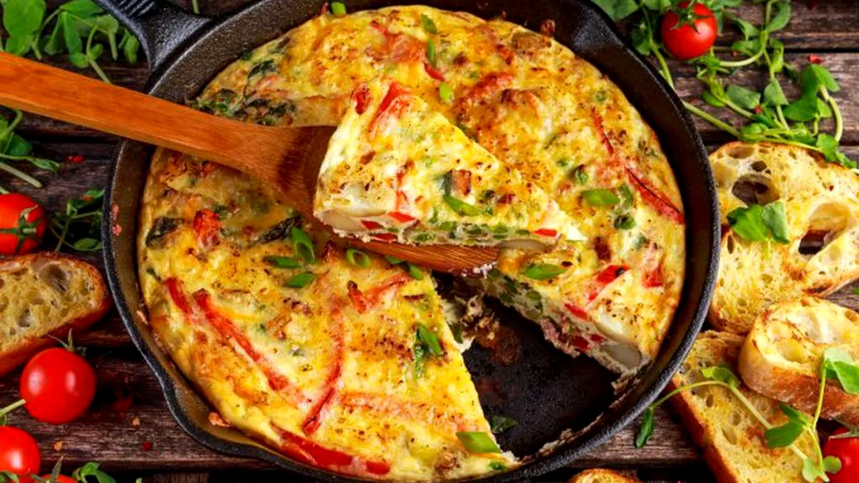 Ce este frittata, omleta italiană cu cartofi. Cum se prepară