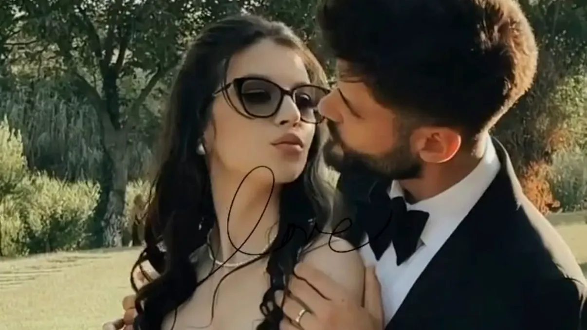 Cleopatra Stratan și Edward Sanda au spus marele ”Da”. Cei doi arată divin în ținutele de cununie. Ce tort spectaculos au avut VIDEO