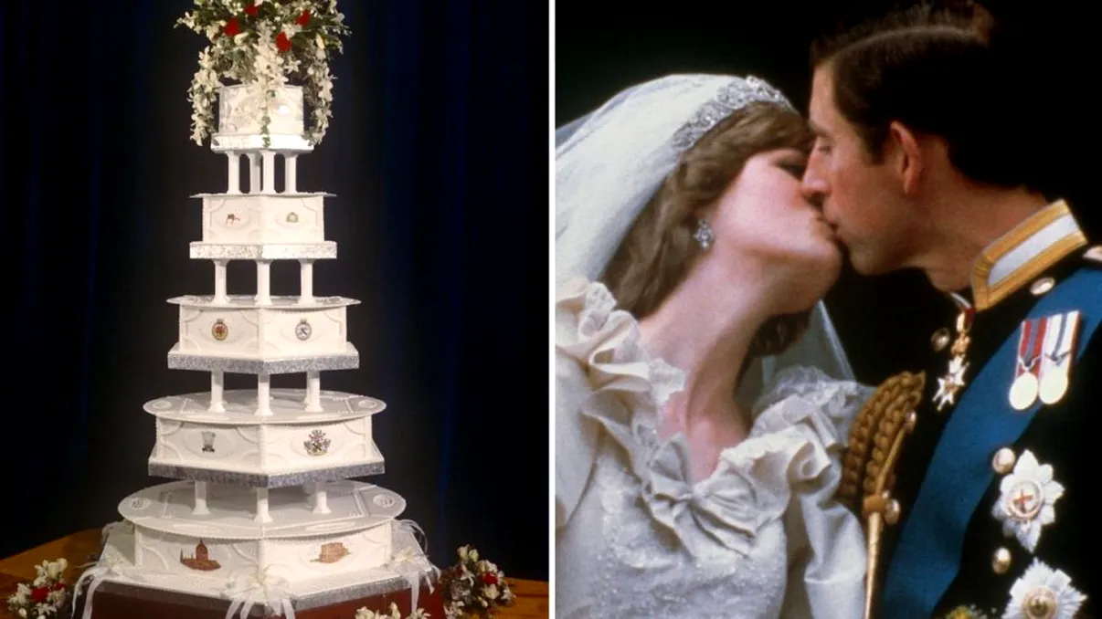 Cu câți bani s-a vândut o felie de tort de la nunta Prințesei Diana cu Charles. Suma este impresionantă