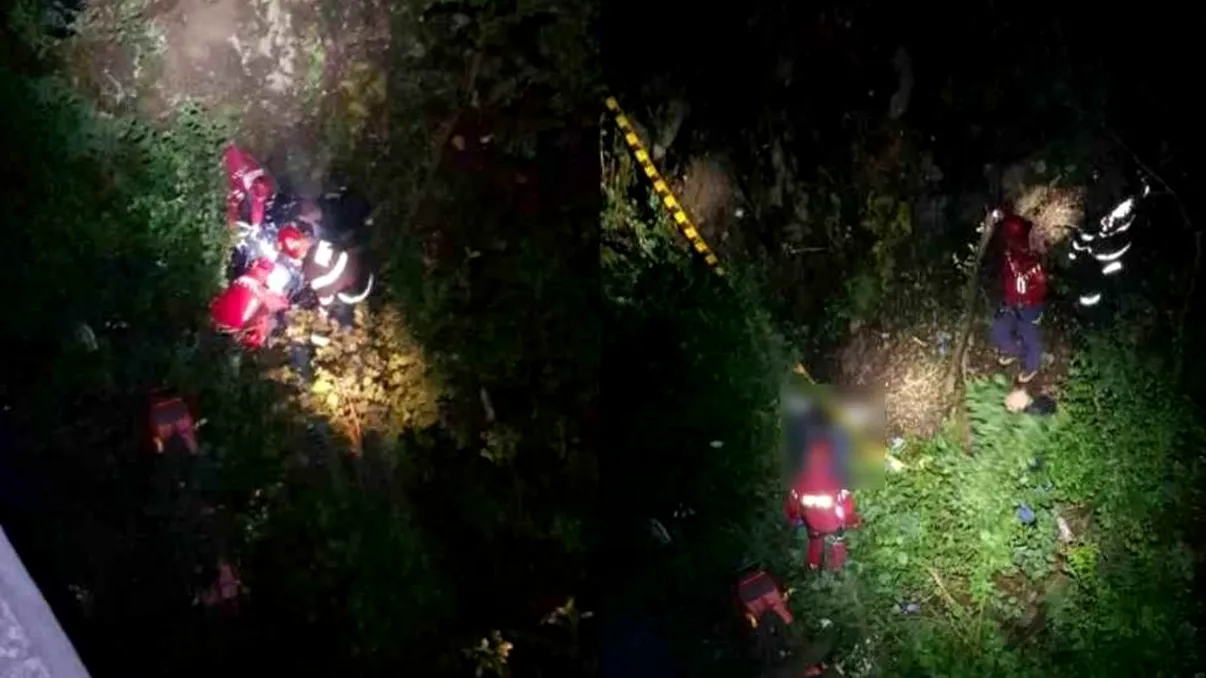 Tânărul motociclist din Cisnădie dat dispărut joi, a fost găsit fără suflare într-o râpă din Valea Sebeşului