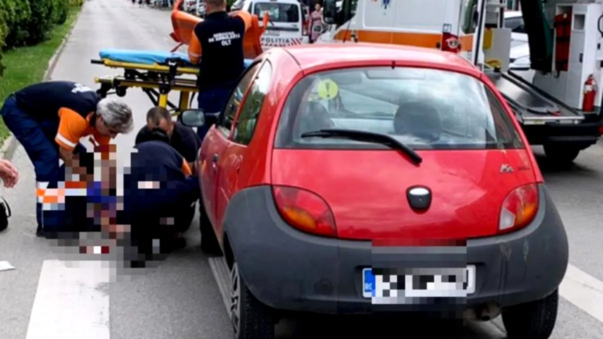 Bunică cu nepotul în brațe, spulberată pe trecerea de pietoni. Ce s-a întâmplat cu băiețelul de doi ani