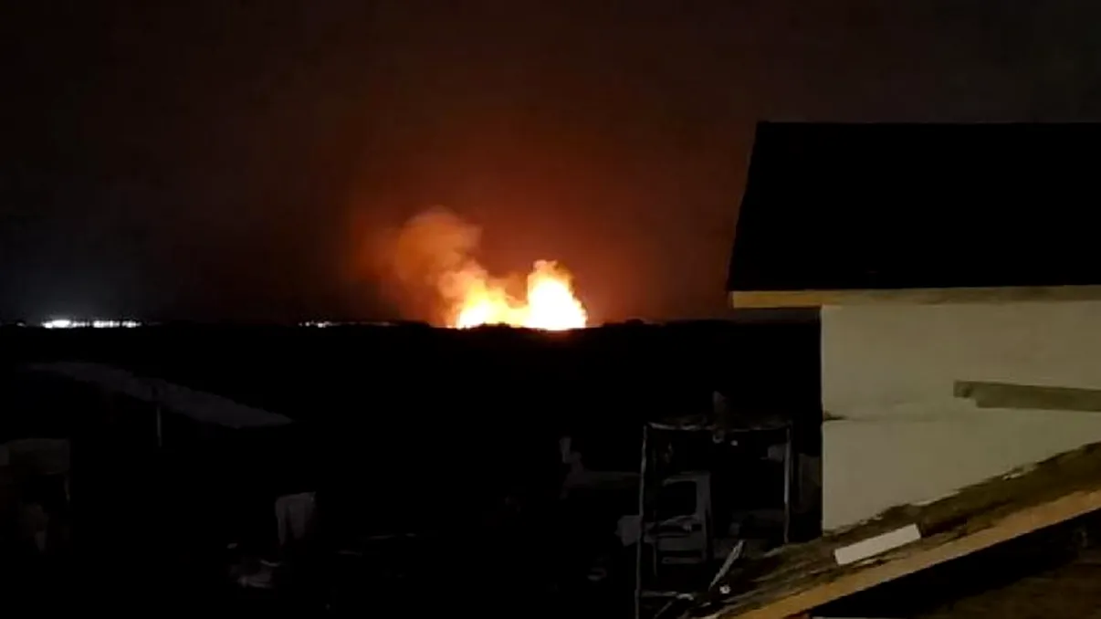 Incendiu major în Corbeanca, județul Ilfov. Ce început să ardă, oamenii sunt în pericol