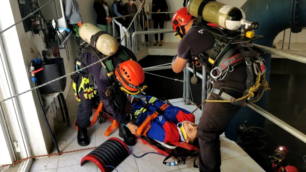 Exercițiu de testare a forțelor de intervenție la Botoșani, în cazul unei situații de urgență