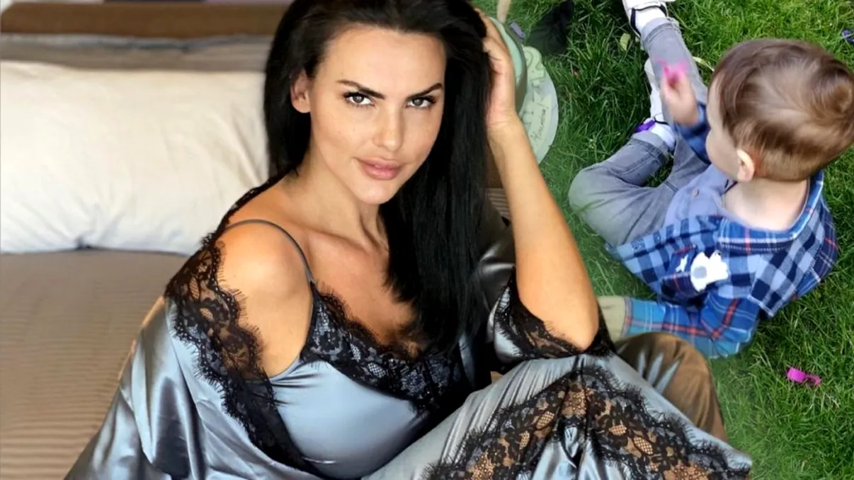 Imagine adorabilă cu fiul Laviniei Pîrva şi al lui Ştefan Bănică. Cum l-a fotografiat artista pe băieţelul său