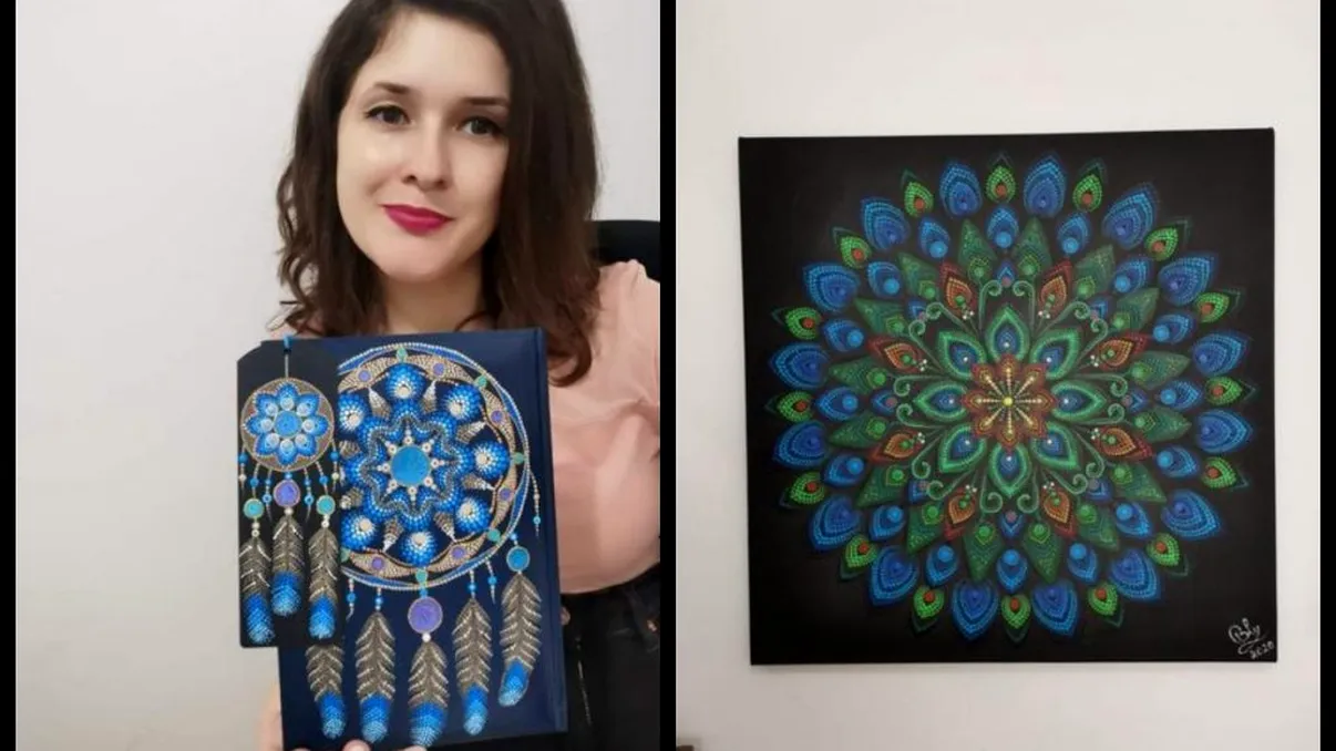 Talent inedit al unei tinere din Iași. Ce pictează aceasta încât abia mai face față cererii clienților