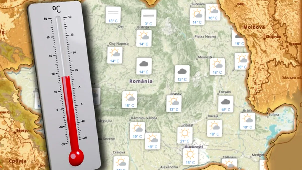 Vremea o ia razna complet în următoarele zile. Temperaturile scad drastic