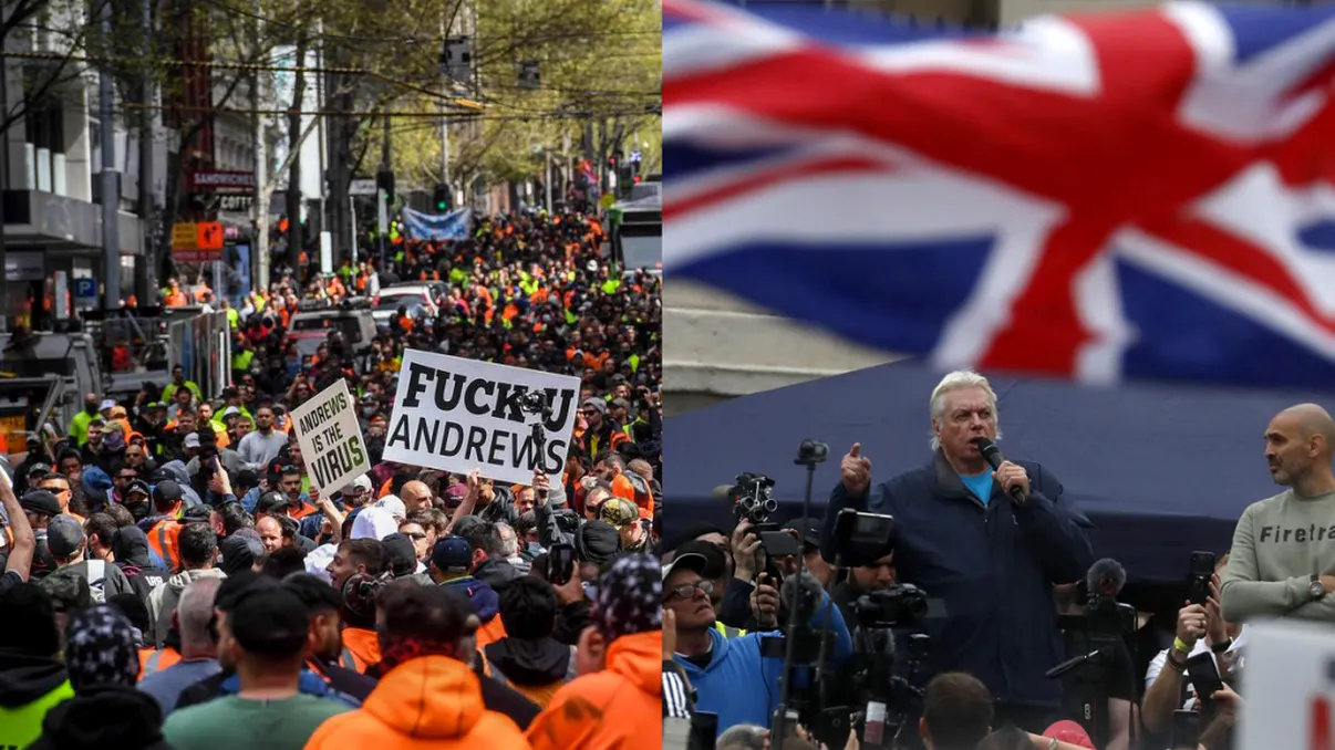 Proteste la Melbourne din cauza vaccinării obligatorii covid-19. Câte persoane au fost arestate