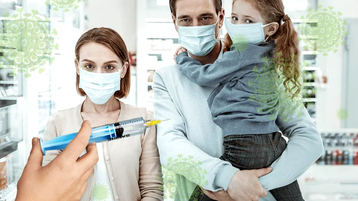 Cu cât se reduce riscul infectării cu covid într-o familie, dacă un singur membru este vaccinat. Datele celui mai recent studiu