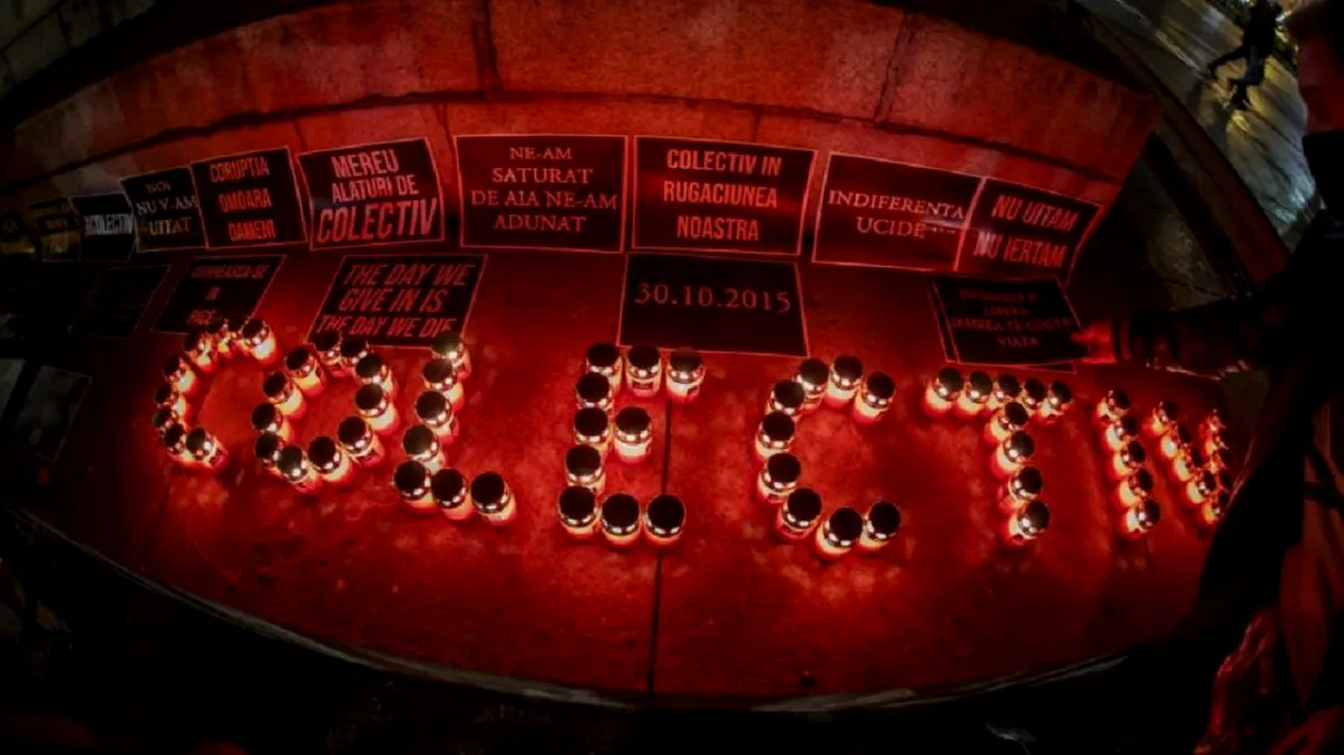 Protest la 6 ani de la tragedia Colectiv. Ce au făcut rudele şi prietenii victimelor pe treptele Curţii de Apel Bucureşti