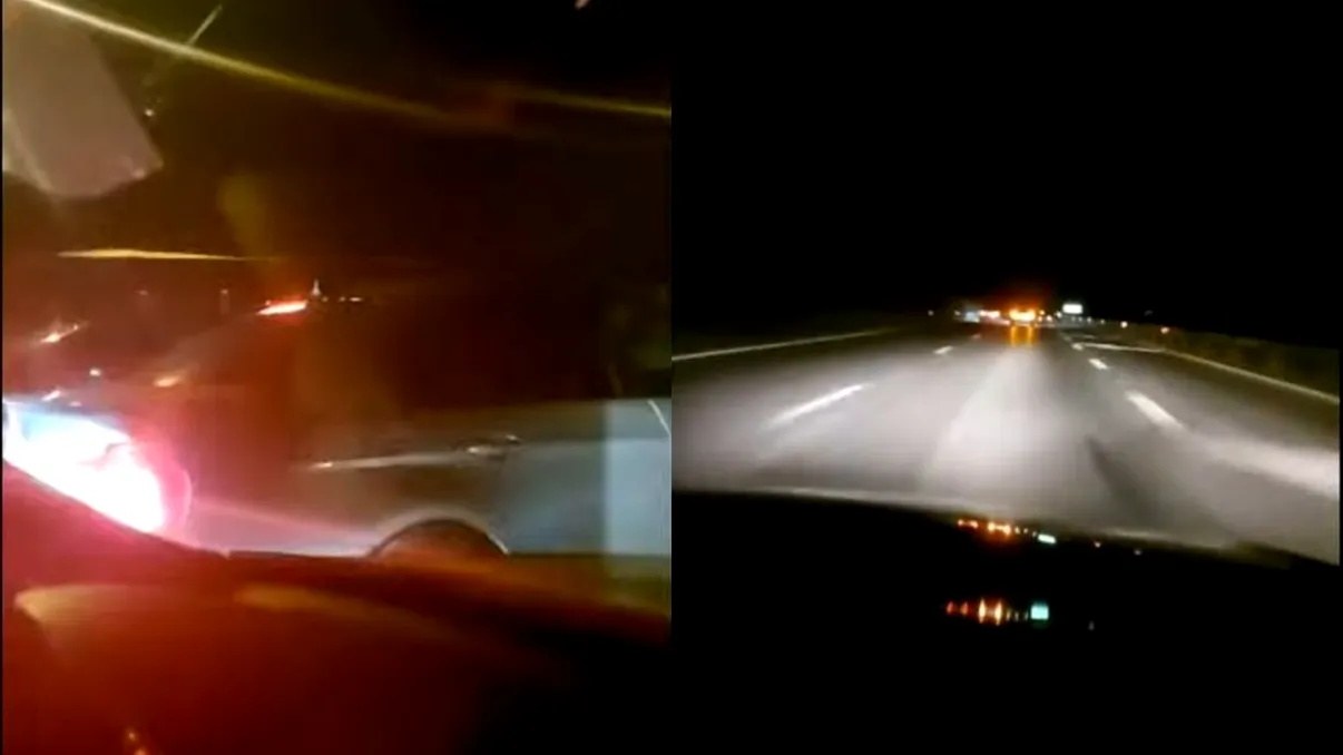 Autostrada A2 București – Constanța, transformată în pistă de curse. Tinerii s-au filmat, iar imaginile au ajuns la polițiști VIDEO
