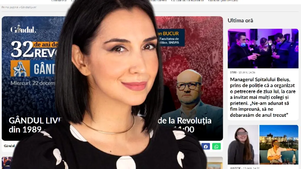 Emma Zeicescu a plecat de la Gândul.ro. Decizie radicală pentru cariera ei, după 21 de ani de presă