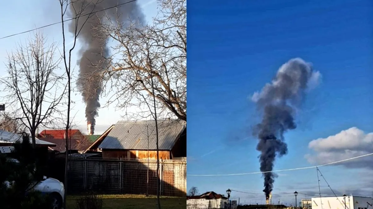 Probleme la rafinăria Petrobrazi. Un zgomot puternic și un nor de fum uriaș a fost zărit. Reacția companiei OMV Petrom