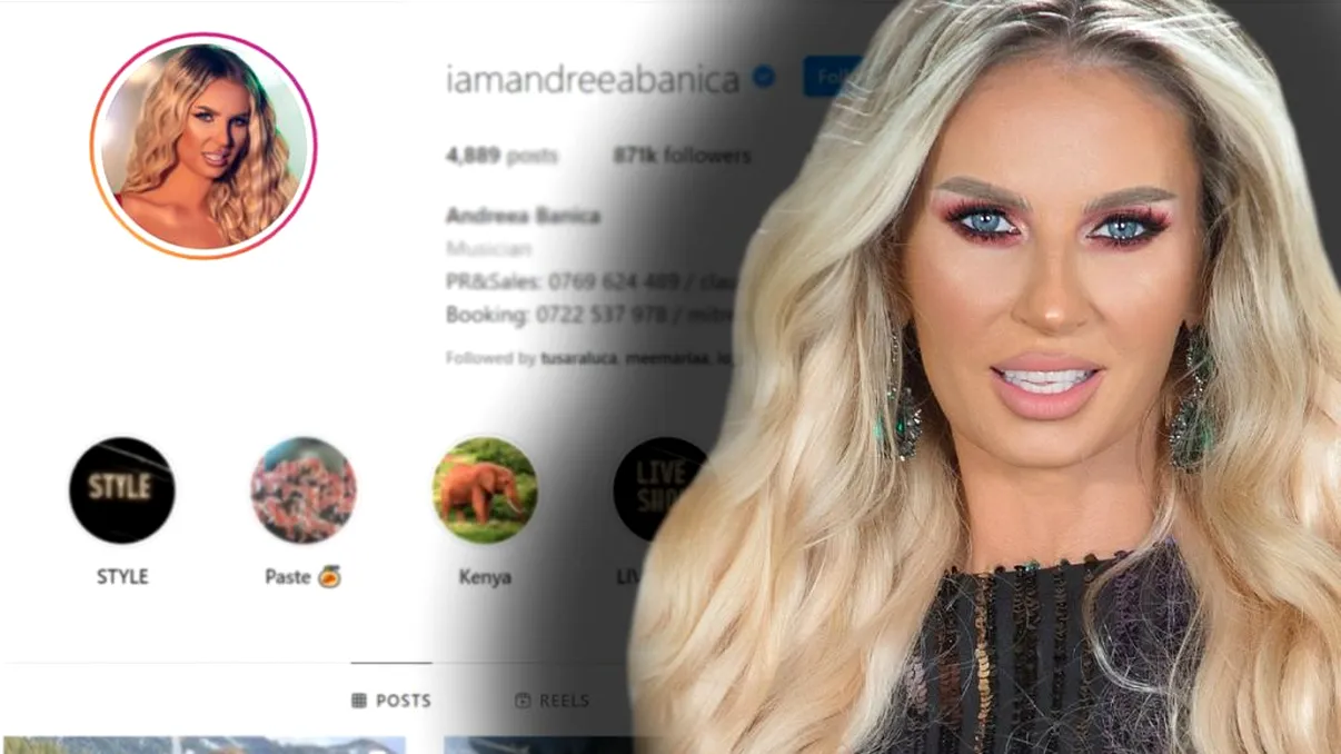 Andreea Bănică, făcută praf pe internet: „Te-ai desfigurat și tu“. Cum a reacționat artista