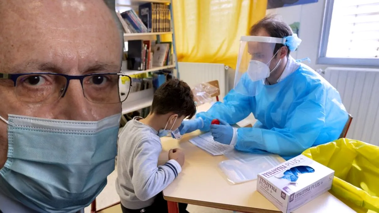 Sorin Cîmpeanu, despre numărul mare de elevi depistați pozitiv cu ajutorul testelor de salivă: „Ar fi putut infecta alți 20.000 de colegi”.