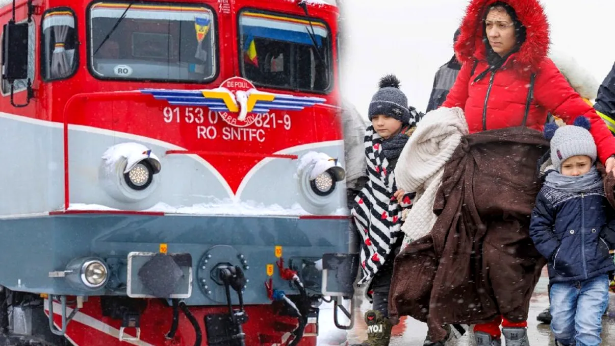 CFR Călători, gest superb pentru cetățenii ucraineni. Toți vor putea călători gratuit în România