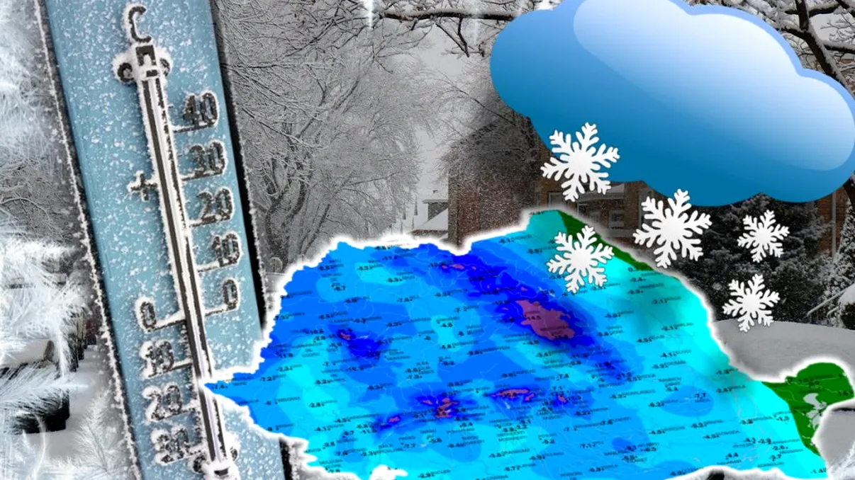 Vremea o ia razna în România. Zonele unde vine primăvara și regiunile unde ninge abundent
