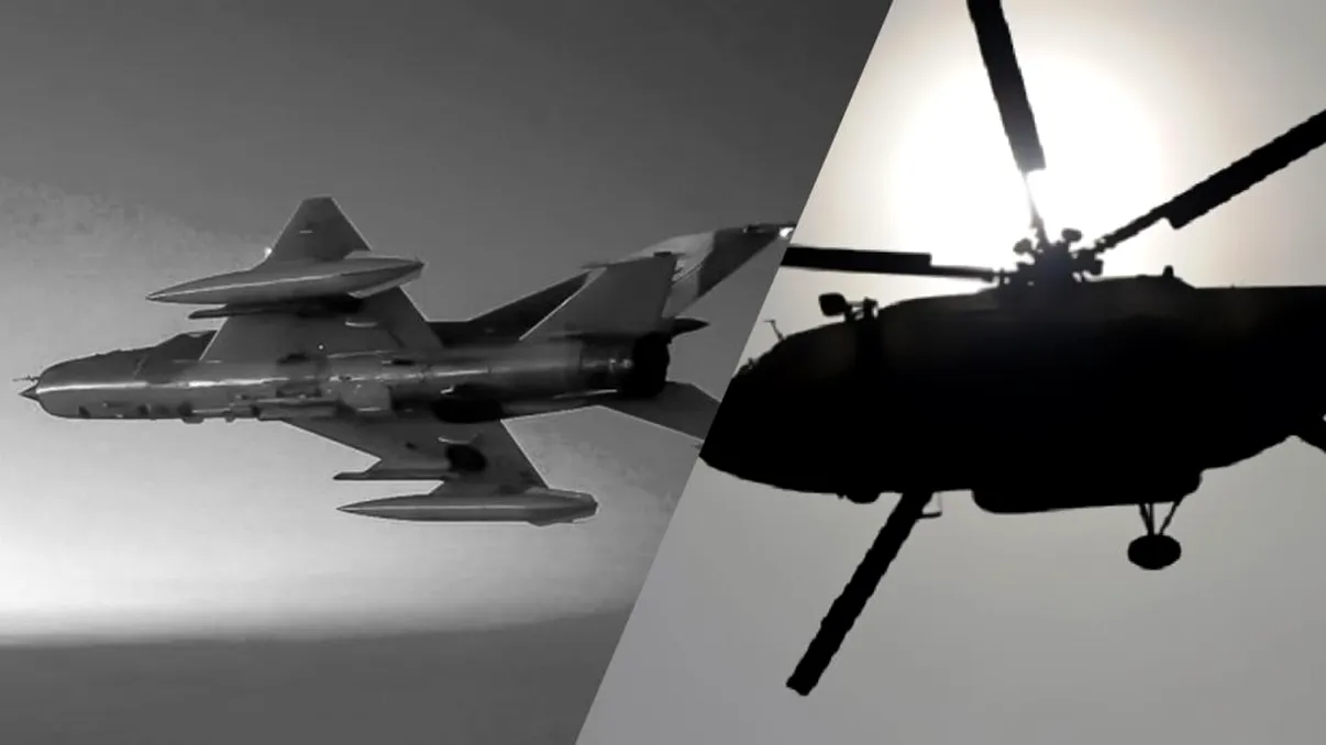 Un MiG 21 LanceR, dispărut de pe radar în România, și elicopterul plecat în căutarea lui s-au prăbușit. 8 oameni au murit. Imagini VIDEO