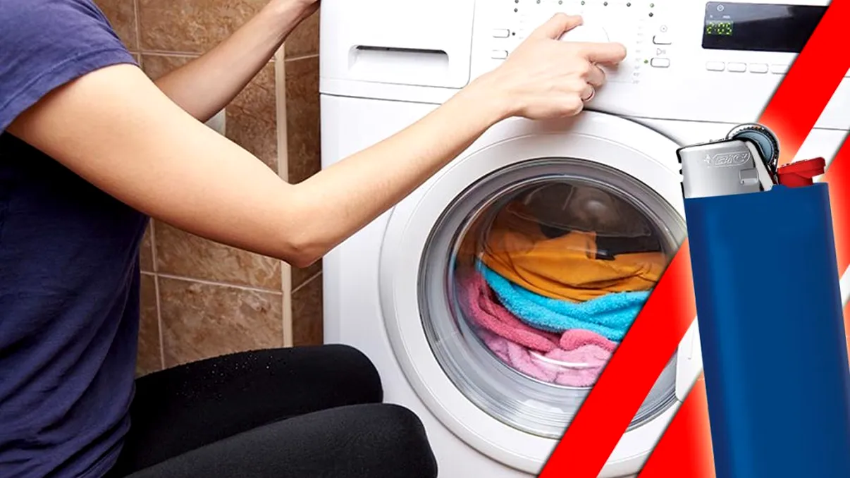 Ce se întâmplă dacă pui o brichetă în mașina de spălat. Un bărbat a lăsat-o din greșeală în pantaloni
