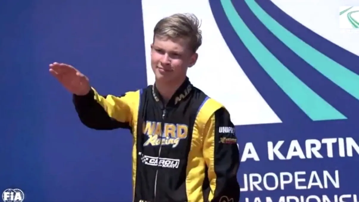 Reacția pilotului rus care s-a bucurat cu semnul nazist pe podium: ‘Am fost un prost’