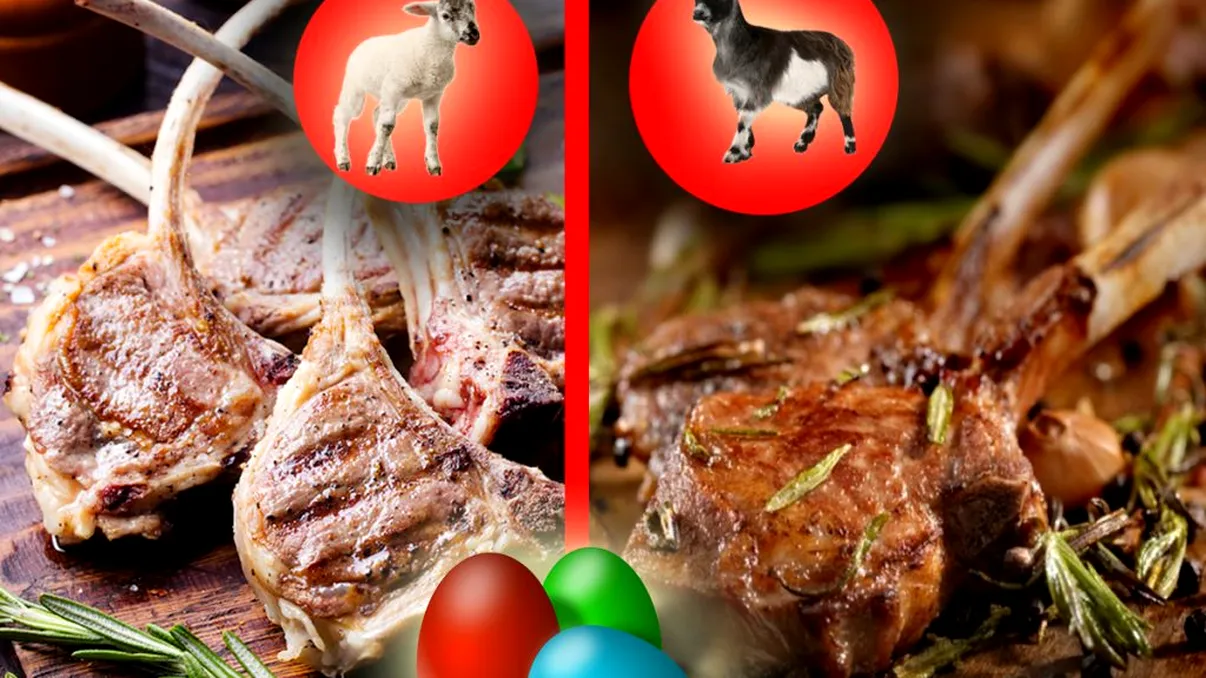 Carnea de miel sau de ied? Care e mai sănătoasă pentru masa de Paște