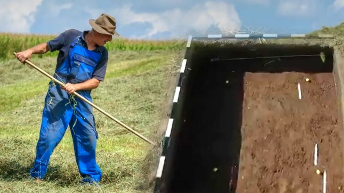 Ce a descoperit un fermier în timp ce își lucra pământul. Are o vechime de 4.500 de ani VIDEO