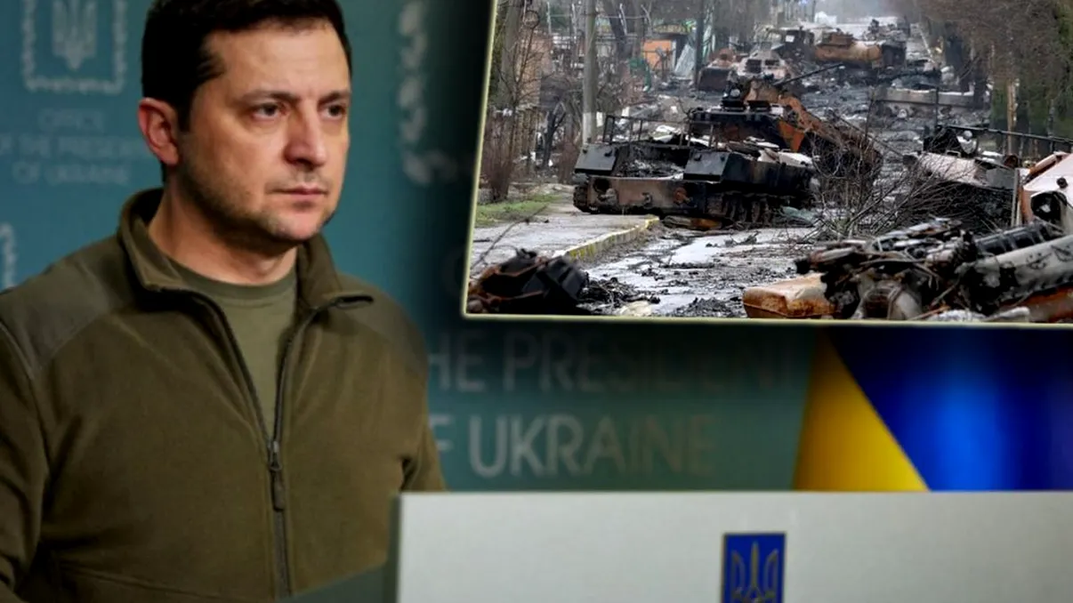 Reacția lui Volodimir Zelenski după masacrul de lângă Kiev. Ce a cerut președintele Ucrainei