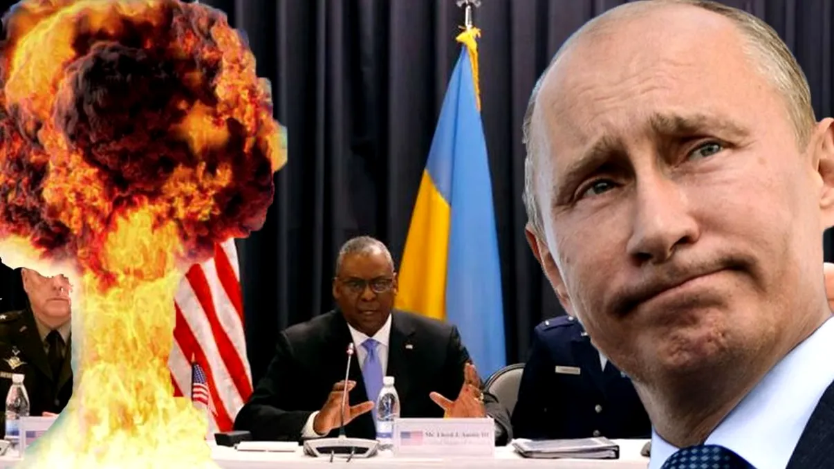 Derapaj halucinant la o televiziune din Rusia. Amenințări nucleare la adresa NATO după întâlnirea de la Ramstein. Cum sunt spălați pe creier cetățenii ruși