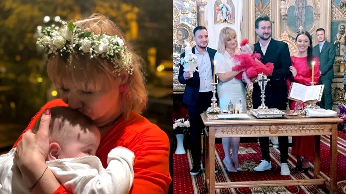 Cristina Cioran și-a botezat fiica: „Am plâns continuu!” Ce s-a întâmplat în timpul slujbei EXCLUSIV