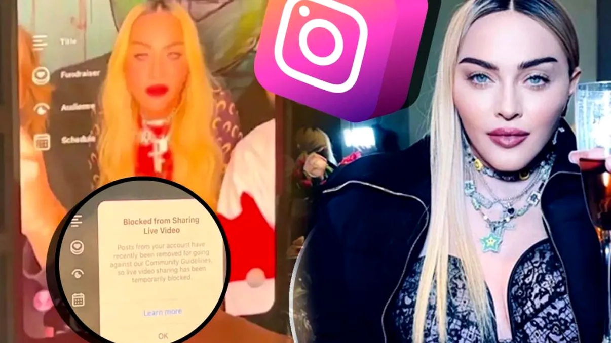 Madonna, blocată pe Instagram. Ce imagini a putut să posteze artista pe rețelele de socializare