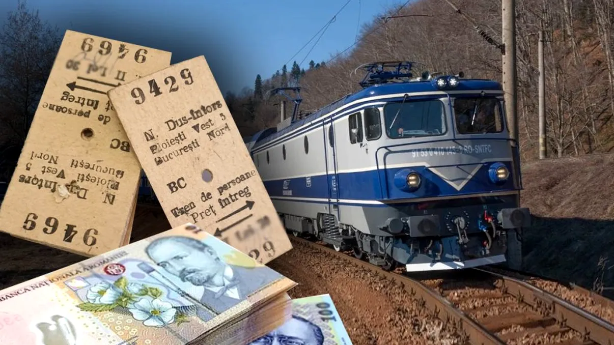 Scumpiri la biletele de tren în România. Care sunt noile tarife