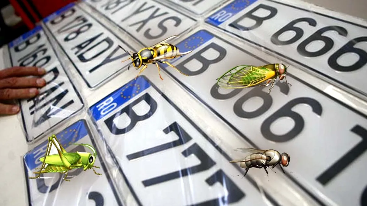 Sigur nu te-ai fi gândit la asta! Ce legătură bizară există între plăcuțele de înmatriculare și insectele zburătoare