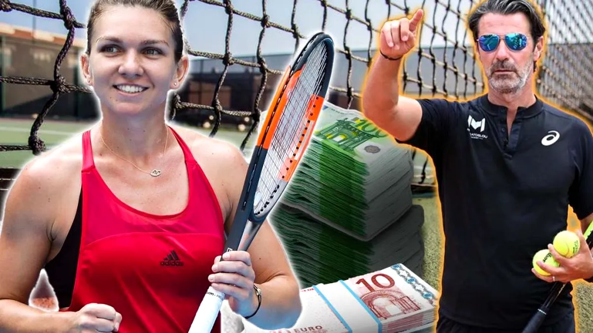 Simona Halep, costuri mari cu Patrick Mouratoglou. Câți bani a cheltuit cu antrenorul francez