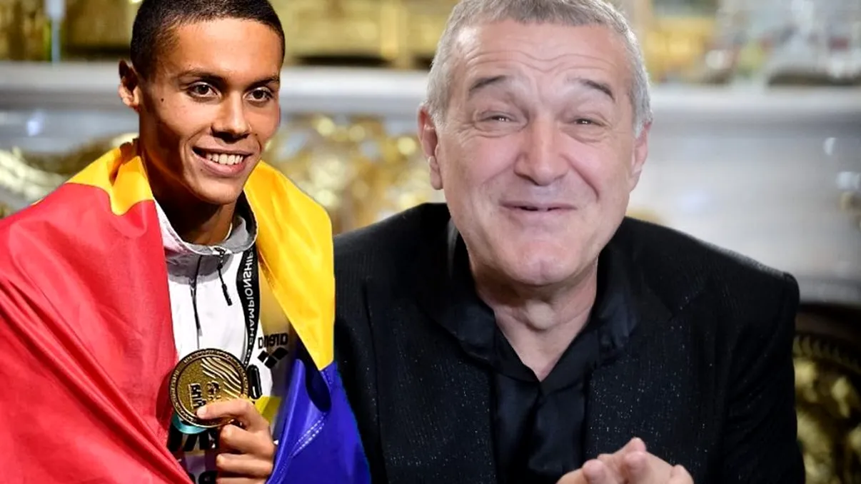 Gigi Becali, cucerit de David Popovici. Ce l-a impresionat pe latifundiar la dublul campion mondial