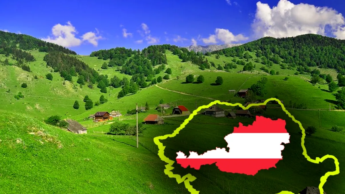 Satul din România care este considerat Austria României. Peisajul este ca în povești