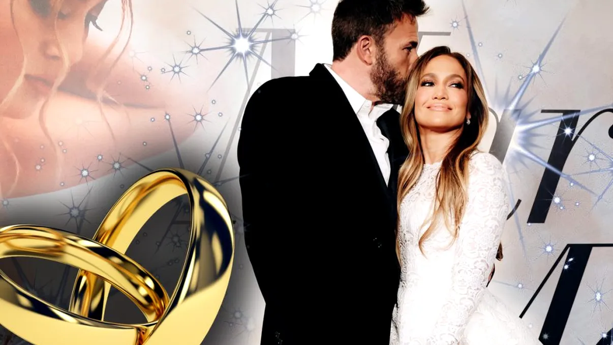 Ce rochie de mireasă a ales Jennifer Lopez. Imagini inedite de la nunta artistei cu Ben Affleck